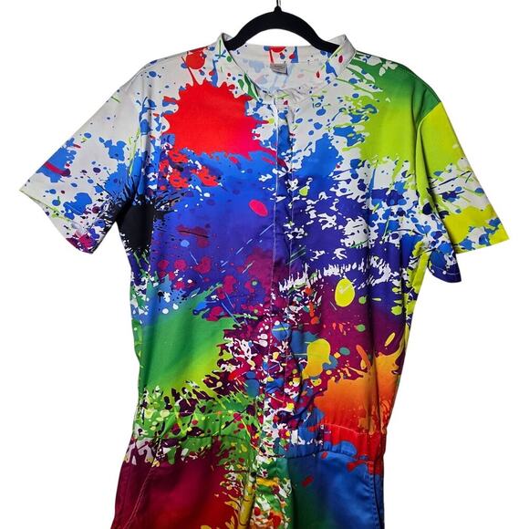 Paint Splatter Funny Male Romper
Pain Splat Jumpsuit Shorts Streetwear Large - Picture 4 of 10